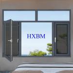 Double Glazed Aluminum Casement Windows German Hardware With Good Air Tightness And Water Tightness For Srilanka Market for sale