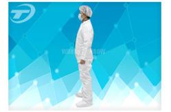 China Fully CPE Film Breathable Disposable Coverall Suit / Disposable Plastic Body Suit supplier