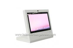 China 13.3 Inch Android Capacitive Touch Table Kiosk With Face Recognition Camera supplier