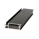 H Shape Anodized Bronze Black Sliding Window Aluminium Profile Customized for sale