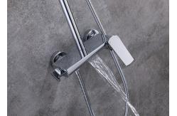 China Chrome Shower Set With Thermostatic Mixer , Thermostatic Rain Fall Shower System supplier