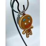 Gingerman PVC Key Holder , Soft Rubber Keychain Bright Color Nonfading for sale