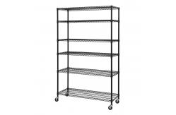 China 6 Tier Adjustable Commercial Wire Shelving Units For Convenience Stores supplier
