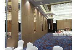 China Fabric Surface Mdf Board Acoustic Wooden Folding Partition Wall Panels For Office supplier