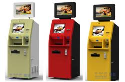China ATM Machine / Dual Screen Kiosk With UTP Thermal Printer Cash Dispenser supplier
