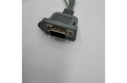China DMS Compatible Holter ECG Cable 7 Leads 15 Pin With Leadwires Snap Durable supplier