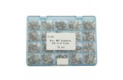 China Bulk Orthodontic Bracket Braces Metal Mesh Base Mini Braces MBT 022 345 supplier