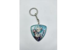 China Pokemon  Zinc Alloy Keychain , Diecasting Custom Hard Enamel Keychain supplier