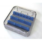 Welded / Perforated Endoscopes Sterilization Trays , Sterilization Baskets Stainless Steel for sale