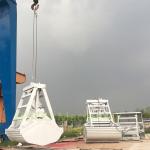 5 Cubic Remote Control 2 Peel Hydraulic Grab Bucket for sale