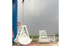 China 14cbm White Radio Remote Control Crane Grab Bucket supplier