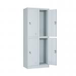 Office Furniture Four Door Storage Cabinet Metal Steel Lockers for sale