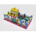 Small Jumping Inflatable Castles Duck Park Yellow Pink Blue for sale