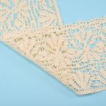 Crochet Ribbon Cotton Lace Trim  Width 12cm Water Soluble