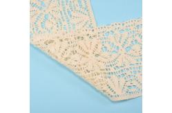 China Crochet Ribbon Cotton Lace Trim  Width 12cm Water Soluble supplier