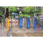 High End Double Channel Access Control Turnstile Gate Full Height Turnstile For Outdoor for sale