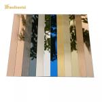 10mm Stainless Steel Tile Trim For Corner Decoration Brushed Flat Strips for sale