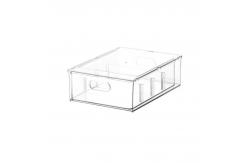 China Stackable 6L 9L PET Clear Storage Cabinet Plastic Drawer Organizer supplier