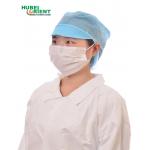 ISO13485 Nonwoven Disposable Snood Caps With Peak