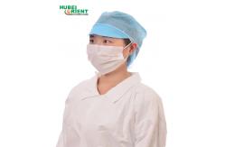 China ISO13485 Nonwoven Disposable Snood Caps With Peak supplier