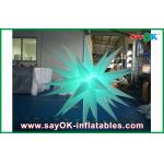 Diameter 1.5m Inflatable Lighting Decoration , Adverstiing Led Light Star