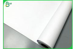 China Plotter printing 80GSM White CAD Plotting Paper Roll 24inch * 150 Feet supplier