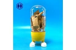 China Sealable Smell Proof Cute 330ML Plastic Cookie Jar With Lids supplier