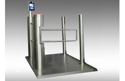 China 3S SS304 3A Swing Barrier Gate Face Recognition Thermometer Brushless Motor supplier