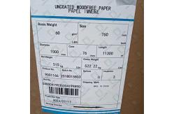 China Custom Size Uncoated Woodfree Offset Paper High Capacity Double Sided Printing supplier