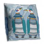 Square Thin Chair Cushions , Printed No Fading Chair Seat Pads 500 - 1100G