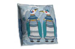 China Square Thin Chair Cushions , Printed No Fading Chair Seat Pads 500 - 1100G supplier