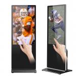 55Inch floor standing advertising player  interactive touch screen kiosk for sale