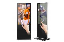 China 55Inch floor standing advertising player  interactive touch screen kiosk supplier