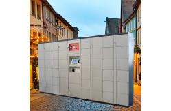 China Rental Luggage Lockers With Multi Language UI And Remote Control Platform supplier