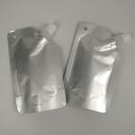 Aluminum Spout Pouch Stand Up Essential Oil Packaging Liquid Packaging Bag - Aluminum Spouted Water Spouch Wine Bag for sale