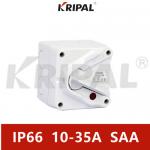 SAA IP66 Rotary Mini Isolator Switch 35A Double Poles Weatherproof
