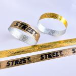 Custom Personalized Holographic Wristbands Disposable for Event Entry and Branding
