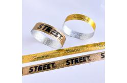 China Custom Personalized Holographic Wristbands Disposable for Event Entry and Branding supplier
