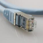 PVC Jacket 0.51mm Bare Copper Cat6a Patch Cables
