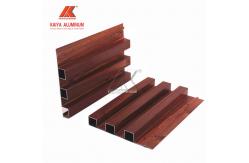 China 3d Simulating Wood Grain U Shaped Aluminum Profile For Ceiling supplier
