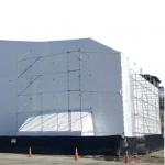 White PE Construction Shrink Wrap Polyethylene Scaffolding Shrink Wrap for sale