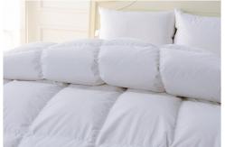 China Polyester Fabric White Duck Feather downproof  Quilt , High Grade Light weight Comforter supplier