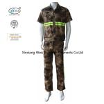 Camouflage Short Sleeve Forest EN 1149 Fire Resistant Suit for sale
