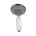 Round 4.4 Inch Handheld Rainfall Shower Head 5 Spray Modes for sale