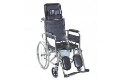 China 609GCU High Back Reclining Wheelchair Elevating Footrest Foldable supplier