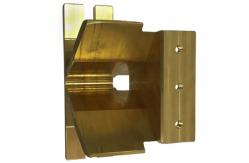 China Conductive Copper Electroplating Accessories V Block For Electroplating Tank supplier