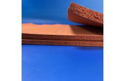 China Closed Cell Silicone Foam Sheet High Temperature Resistant Silicone Sponge Sheet supplier