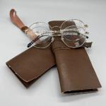 Vintage Suede Pouch  Microfiber Portable Leisure Packaging Soft Sunglasses Case for sale