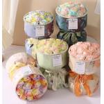 Artificial Soap Flower Bouquet Luxurious Handmade Eco-friendly Rose Bear Soap Gift Box Pink Rose Mother's Day Valentine's Day for sale
