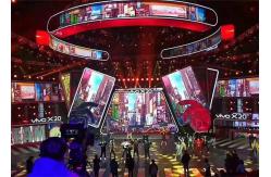 China 1R1G1B Indoor Flexible Led Screen Wall Biggest Led TV For Concert supplier